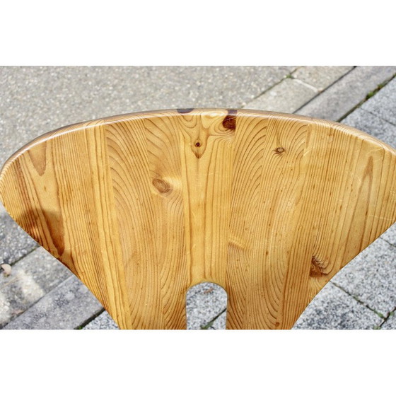 Image 1 of Set van 4 Zweedse vintage stoelen van massief grenen