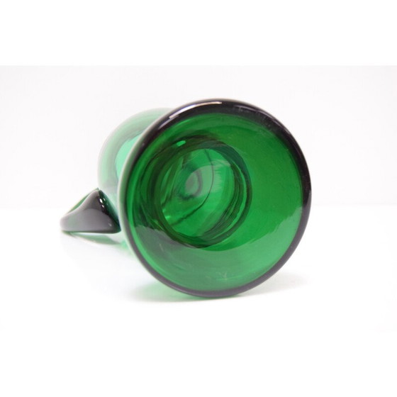 Image 1 of Vintage Art Tsjechische glazen kan door Glasswork Novy Bor, Tsjecho-Slowakije 1930