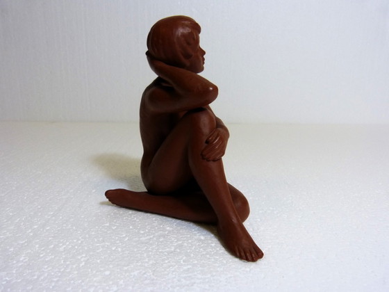 Image 1 of 2 Goebel terracotta vrouwen 1960's