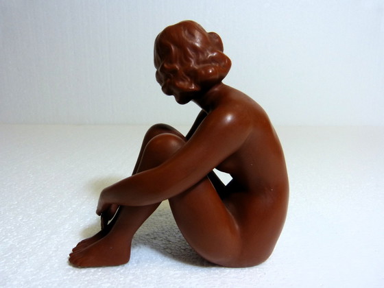 Image 1 of 2 Goebel terracotta vrouwen 1960's