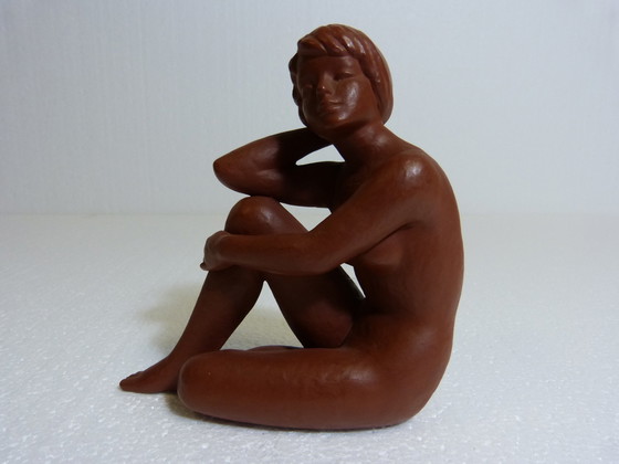 Image 1 of 2 Goebel terracotta vrouwen 1960's