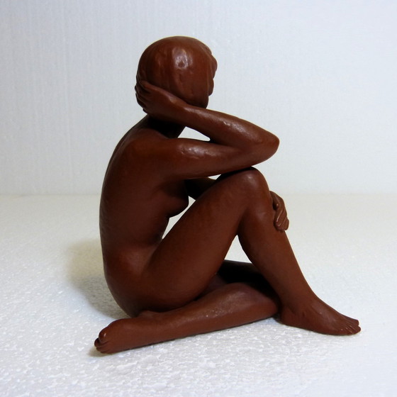 Image 1 of 2 Goebel terracotta vrouwen 1960's