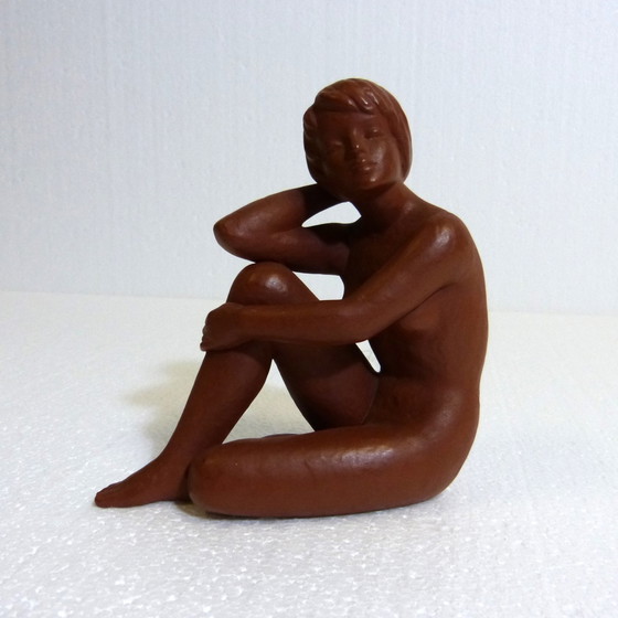 Image 1 of 2 Goebel terracotta vrouwen 1960's