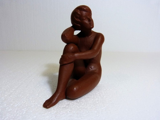 Image 1 of 2 Goebel terracotta vrouwen 1960's