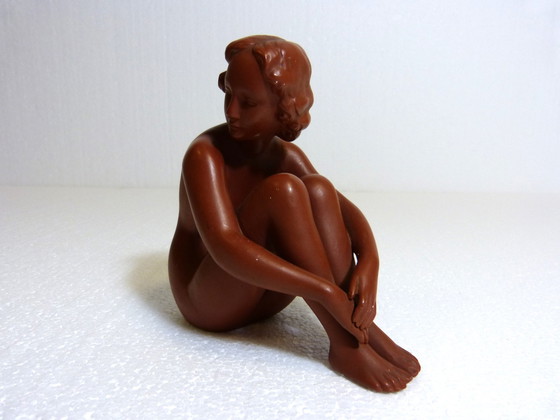 Image 1 of 2 Goebel terracotta vrouwen 1960's