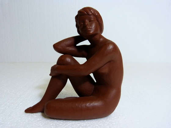 Image 1 of 2 Goebel terracotta vrouwen 1960's