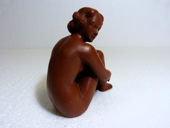 Image 1 of 2 Goebel terracotta vrouwen 1960's