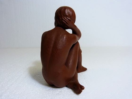 Image 1 of 2 Goebel terracotta vrouwen 1960's