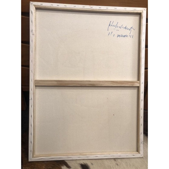 Image 1 of Vintage olieverf op doek door Julien Moro-lin, Frankrijk