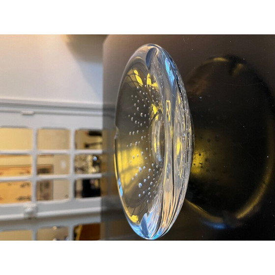 Image 1 of Vintage bubbel kristallen asbak, 1970