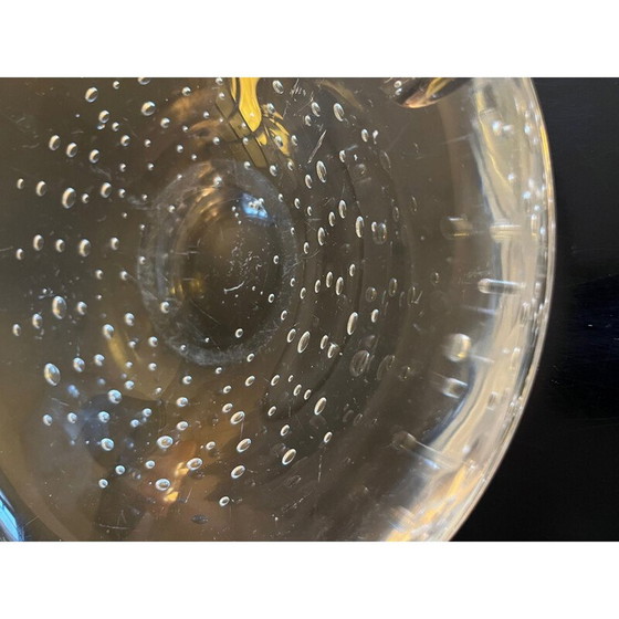 Image 1 of Vintage bubbel kristallen asbak, 1970