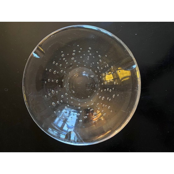 Image 1 of Vintage bubbel kristallen asbak, 1970