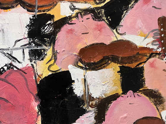 Image 1 of Schilderij Gerdien Duijsens (Het Orkest)