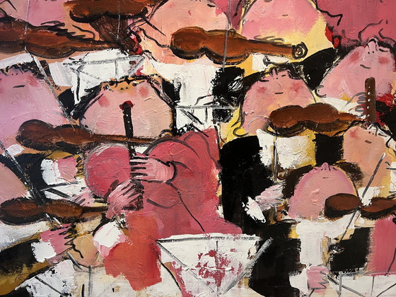 Image 1 of Schilderij Gerdien Duijsens (Het Orkest)