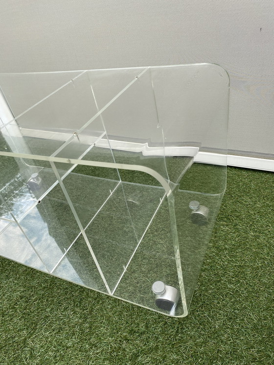 Image 1 of Space age Plexiglas audiomeubel