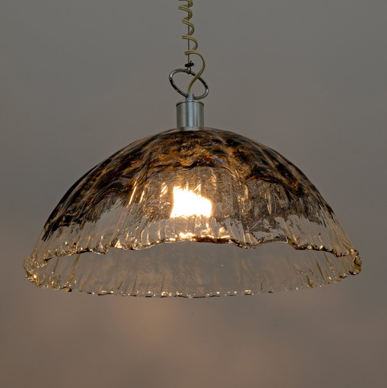 Image 1 of Avmazzega Toegeschreven aan Mid Century Modern Italiaans Murano glas hanger, 1970S