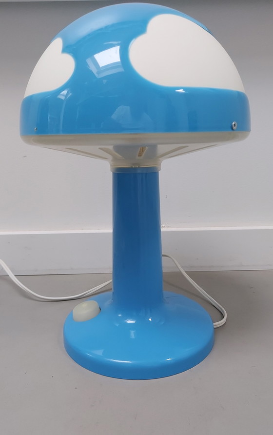 Image 1 of Vintage Ikea Blauwe Skojig Wolkenlamp Henrik Preutz