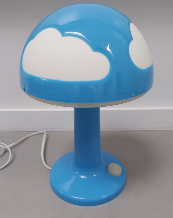 Image 1 of Vintage Ikea Blauwe Skojig Wolkenlamp Henrik Preutz