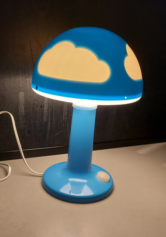 Image 1 of Vintage Ikea Blauwe Skojig Wolkenlamp Henrik Preutz