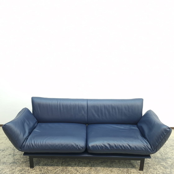 Image 1 of De Sede Ds 140 Blauw Designer Sofa Leder Bank Verstelbare Bank