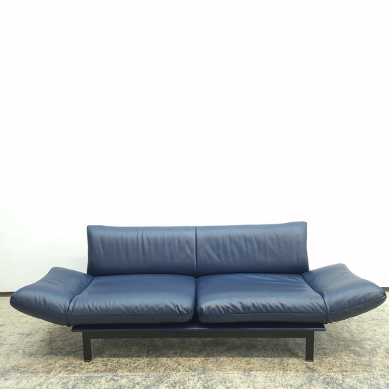 Image 1 of De Sede Ds 140 Blauw Designer Sofa Leder Bank Verstelbare Bank