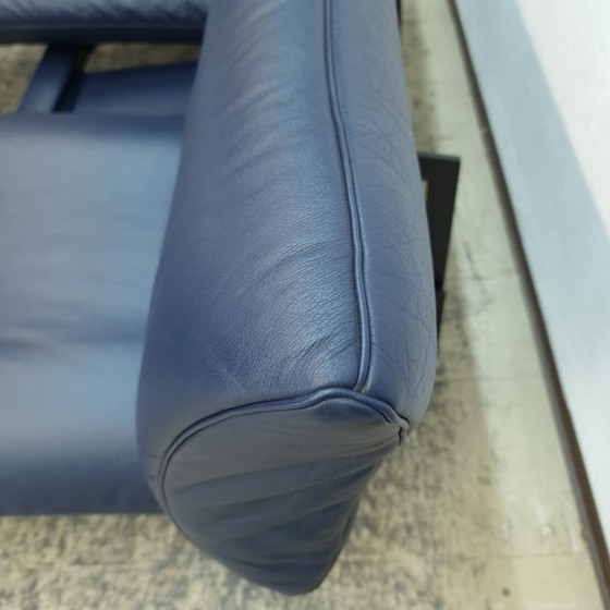 Image 1 of De Sede Ds 140 Blauw Designer Sofa Leder Bank Verstelbare Bank