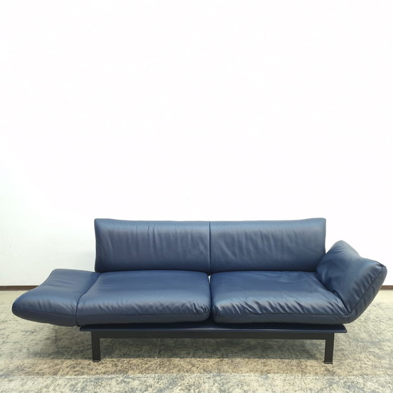 Image 1 of De Sede Ds 140 Blauw Designer Sofa Leder Bank Verstelbare Bank