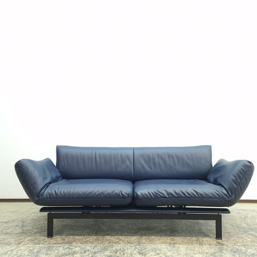 De Sede Ds 140 Blauw Designer Sofa Leder Bank Verstelbare Bank