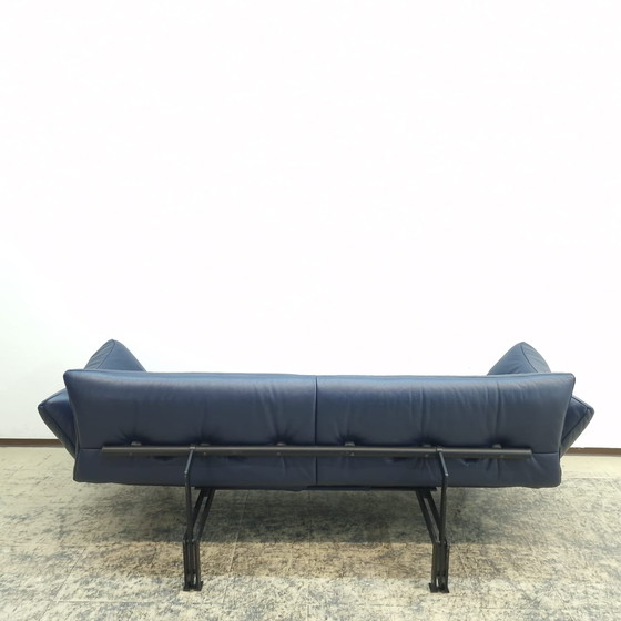 Image 1 of De Sede Ds 140 Blauw Designer Sofa Leder Bank Verstelbare Bank