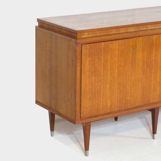 Image 1 of Vintage Mid Century Modern Dressoir In Teak, Jaren 60