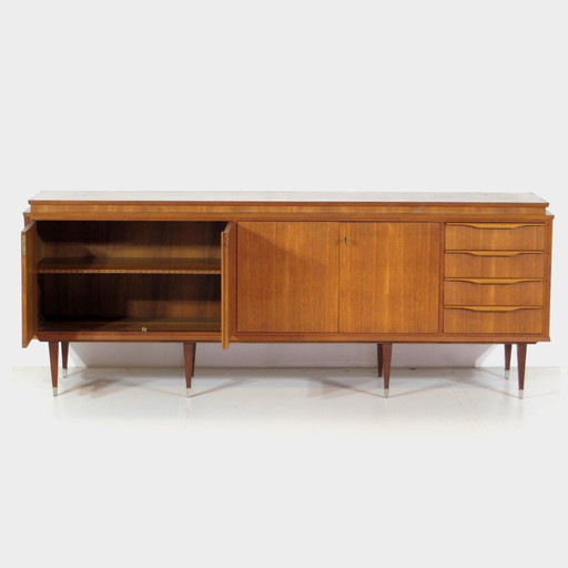 Vintage Mid Century Modern Dressoir In Teak, Jaren 60