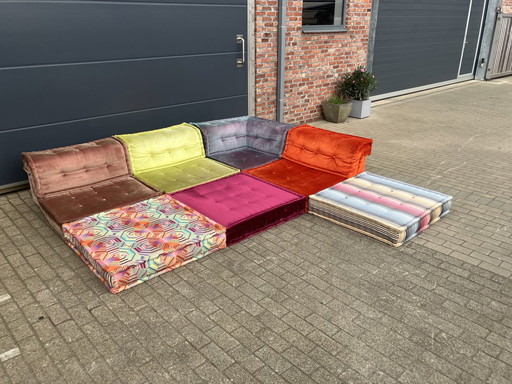 Roche Bobois Mah Jong set Missoni, Hans Hopfer, 11 elementen