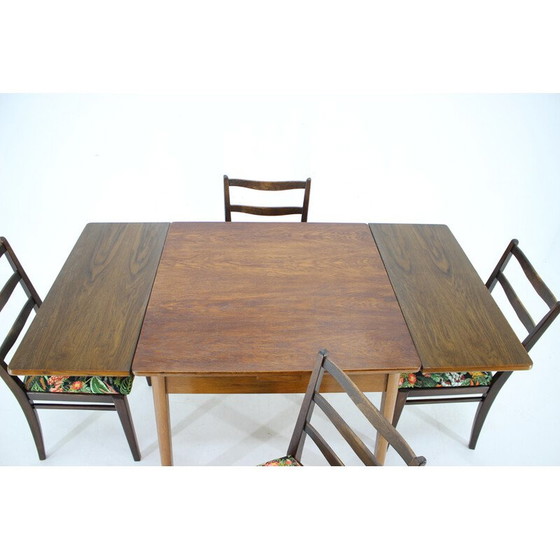 Image 1 of Vintage beukenhouten eetset voor Jitona, Tsjecho-Slowakije 1950