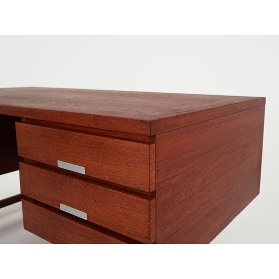 Image 1 of Vintage teakhouten bureau van Eigil Petersens Møbelfabrik, 1970