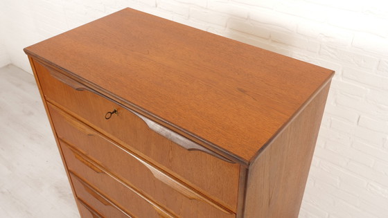 Image 1 of Vintage Deense Ladekast | Klaus Okholm | Teak | 6 Lades