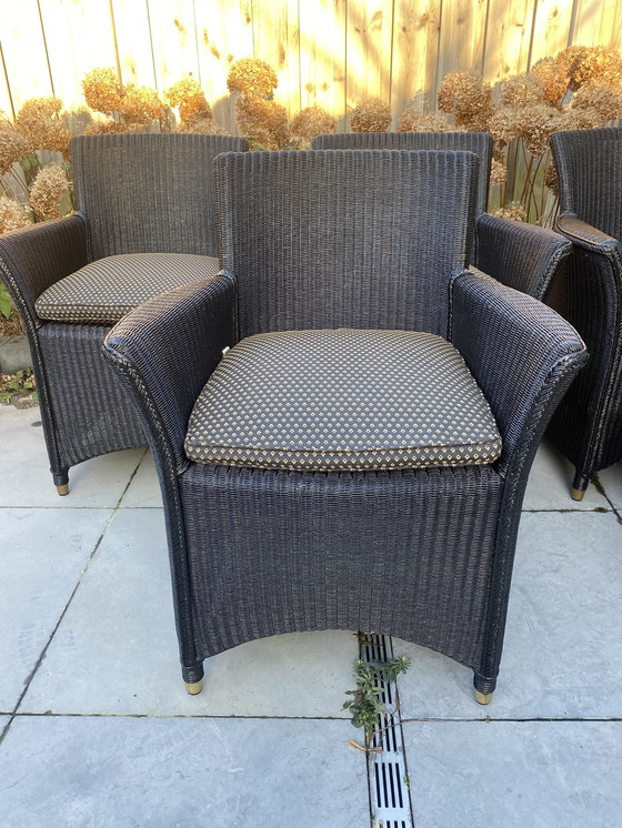 Image 1 of 6X Lloyd Loom Vincent Sheppard Stoelen