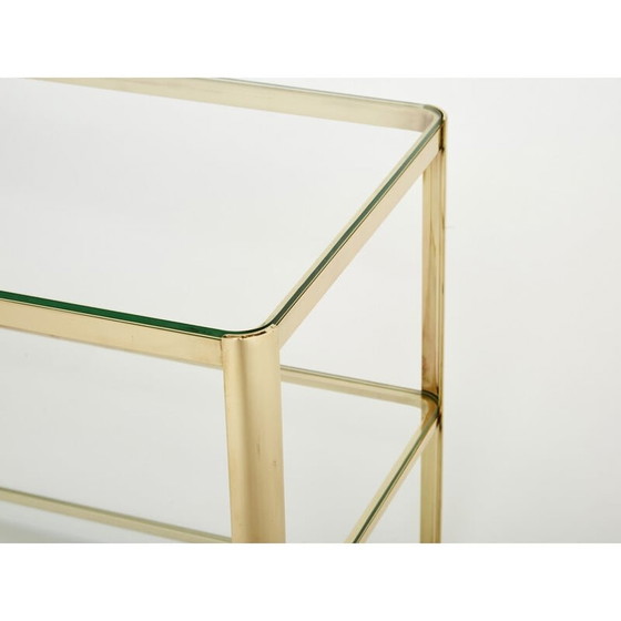 Image 1 of Vintage bronzen bijzettafel door J.T. Lepelletier voor Broncz, 1960