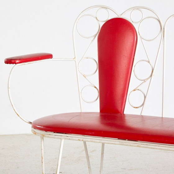 Image 1 of Vintage metalen tuinset 1960