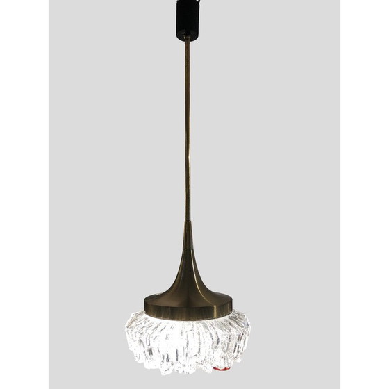 Image 1 of Vintage messing hanglamp van Maison Arlus, 1950