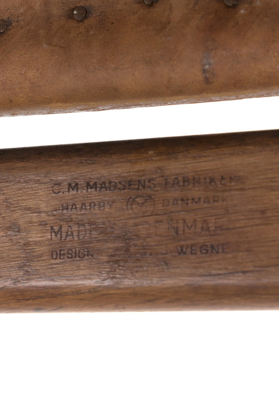 Image 1 of 6x Hans Wegner stoelen