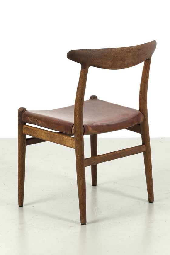 Image 1 of 6x Hans Wegner stoelen