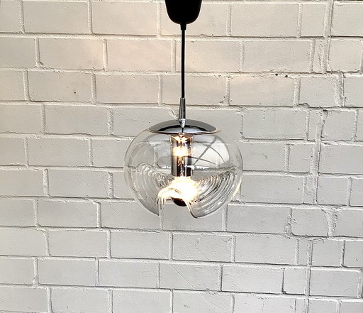 Peill & Putzler Futura Wave 70Er Chroom Ruimtetijdperk Lamp