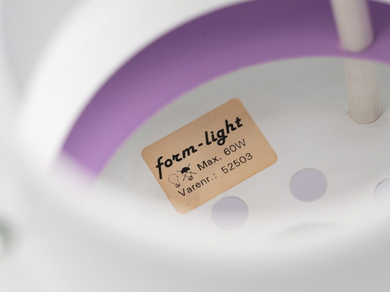 Image 1 of Paar van 2 Deense Vintage Hanglampen van Form Light