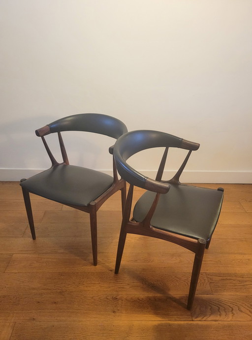 2X Johannes Andersen Ba113 Stoelen In Rio Palissander