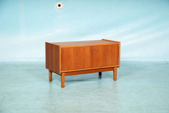 Image 1 of Vintage dressoir teak & eik, 60s midcentury cupboard Sweden