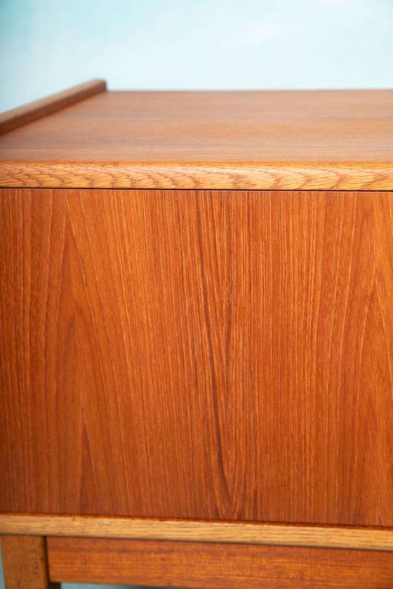 Image 1 of Vintage dressoir teak & eik, 60s midcentury cupboard Sweden