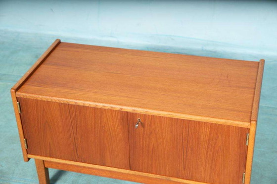 Image 1 of Vintage dressoir teak & eik, 60s midcentury cupboard Sweden