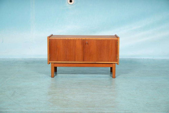 Image 1 of Vintage dressoir teak & eik, 60s midcentury cupboard Sweden