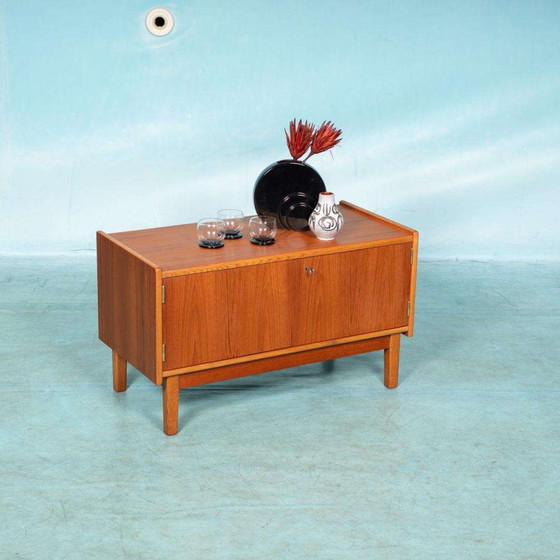 Image 1 of Vintage dressoir teak & eik, 60s midcentury cupboard Sweden