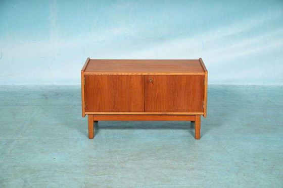 Image 1 of Vintage dressoir teak & eik, 60s midcentury cupboard Sweden